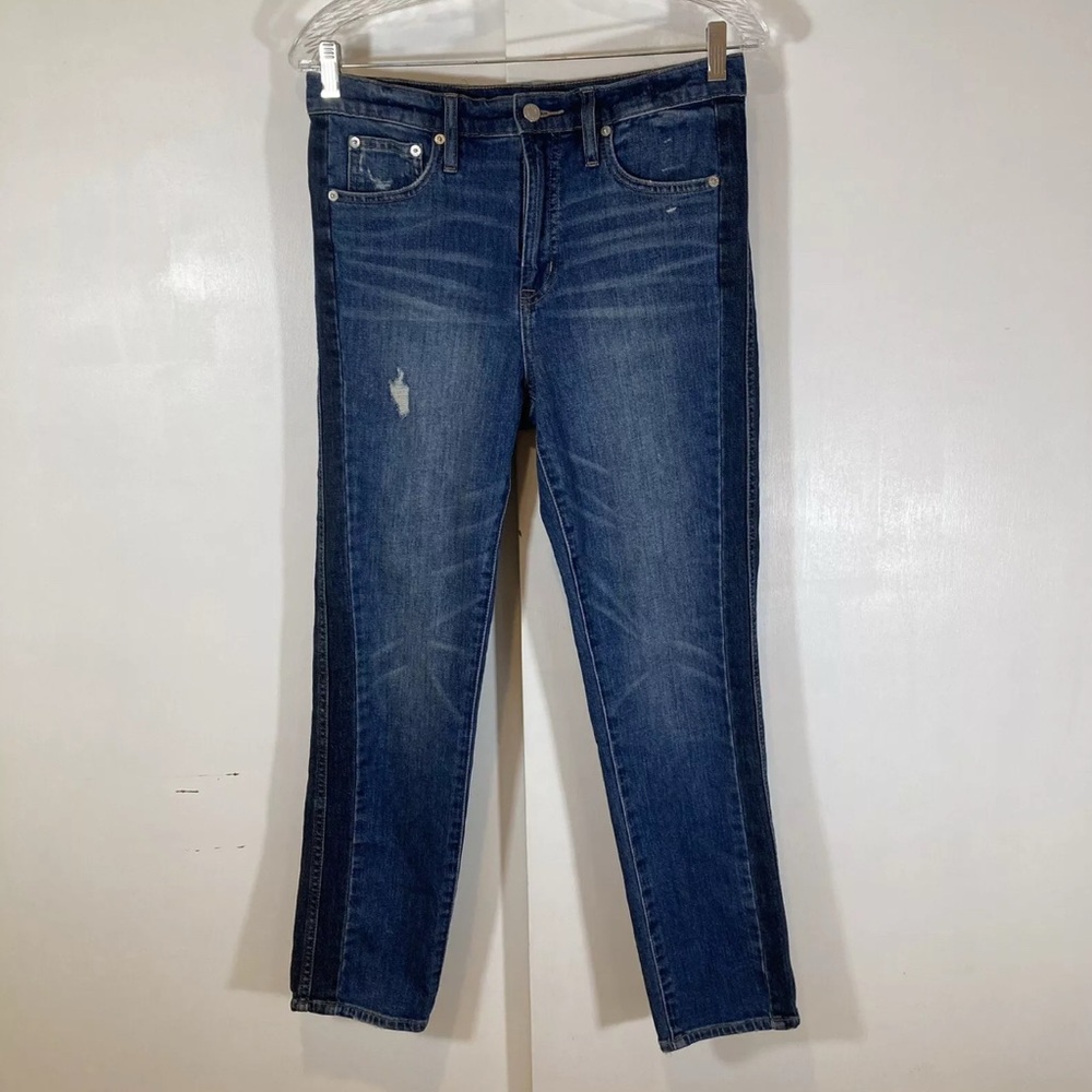 J. Crew Vintage Straight Jean In Two Tone Denim